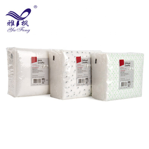 Servilleta de papel coloreada de 1/4 de tejido de servilleta de fábrica de China