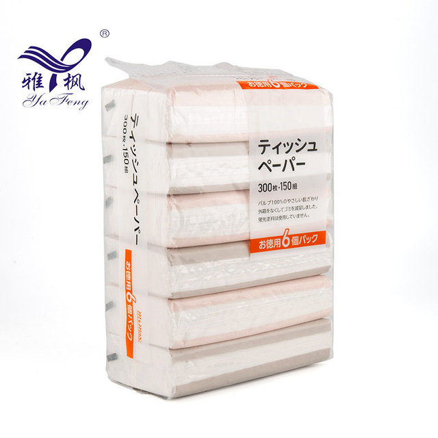 Blanco suave y liso amistoso al por mayor de la pulpa de madera de la Virgen de Eco tejido de papel facial de 2 capas