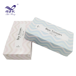 Pulpa de madera virgen vendedora caliente directa de fábrica, suave, liso, papel seda facial de caja de 2 capas