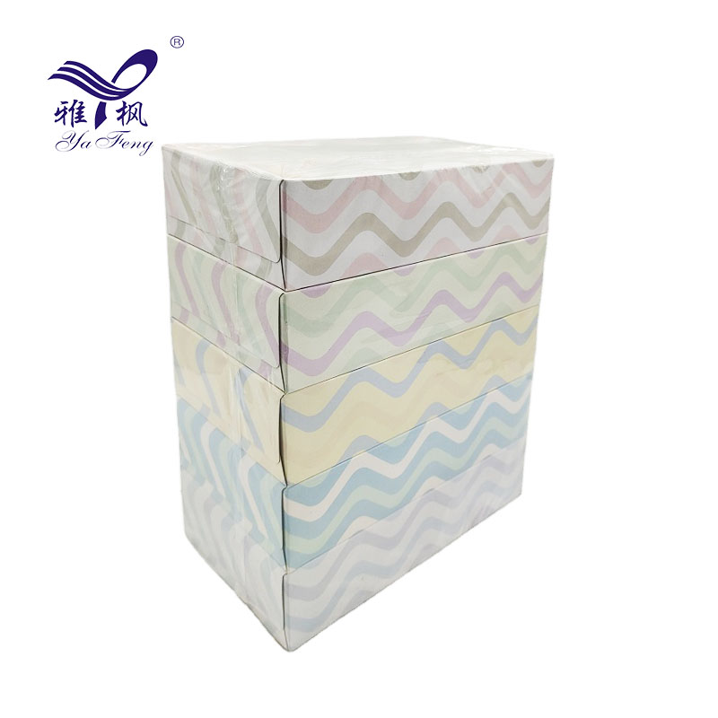 Pulpa de madera virgen vendedora caliente directa de fábrica, suave, liso, papel seda facial de caja de 2 capas