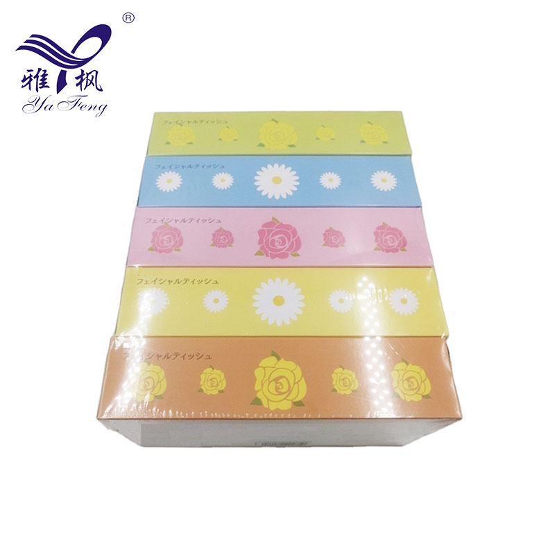 Pulpa de madera modificada para requisitos particulares de la Virgen del logotipo suave y papel seda facial de la caja extractiva cómoda