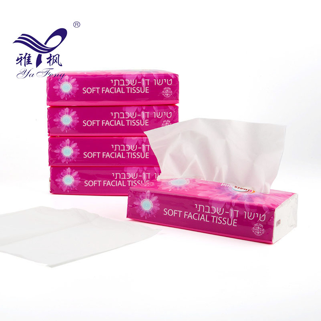 Pulpa de madera virgen, papel de seda facial liso de alta calidad, paquete suave de 2 capas