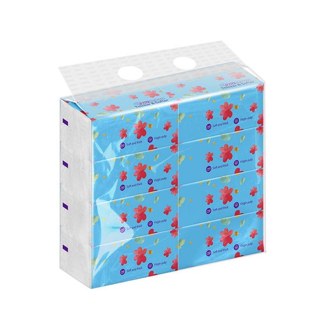 OEM Desechable Hotel Baño de alta calidad Papel de seda facial con estampado personalizado 2Ply 180 Hojas