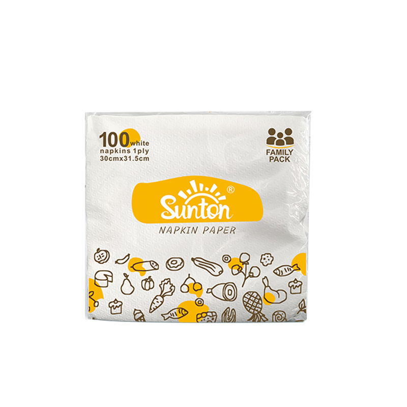 Servilletas personalizadas al por mayor Serviettes 1ply 100 hojas 
