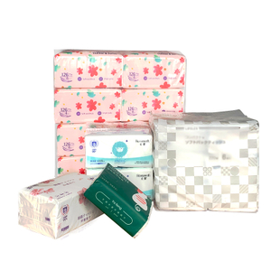 Uso comercial Uso de tejido Virgin Wood Pulp Tejidos faciales suaves, pedidos mayoristas con opciones personalizadas