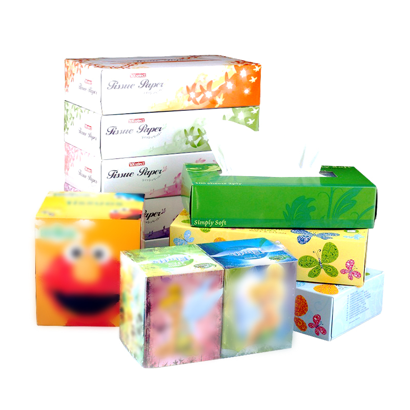 Tejidos de pulpa de madera de alta absorbencia Pulpa de madera nativa tejidos en caja con servicios de tejidos de personalización al por mayor
