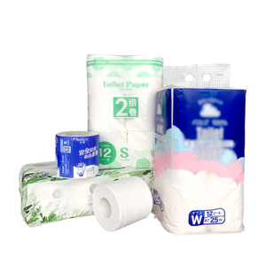 Tisso de rollo de baño desechable con estampado 4D y material de pulpa de madera virgen disponible